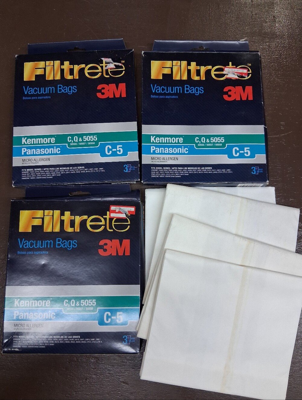 KENMORE Panasonic New 13 Vacuum Bags